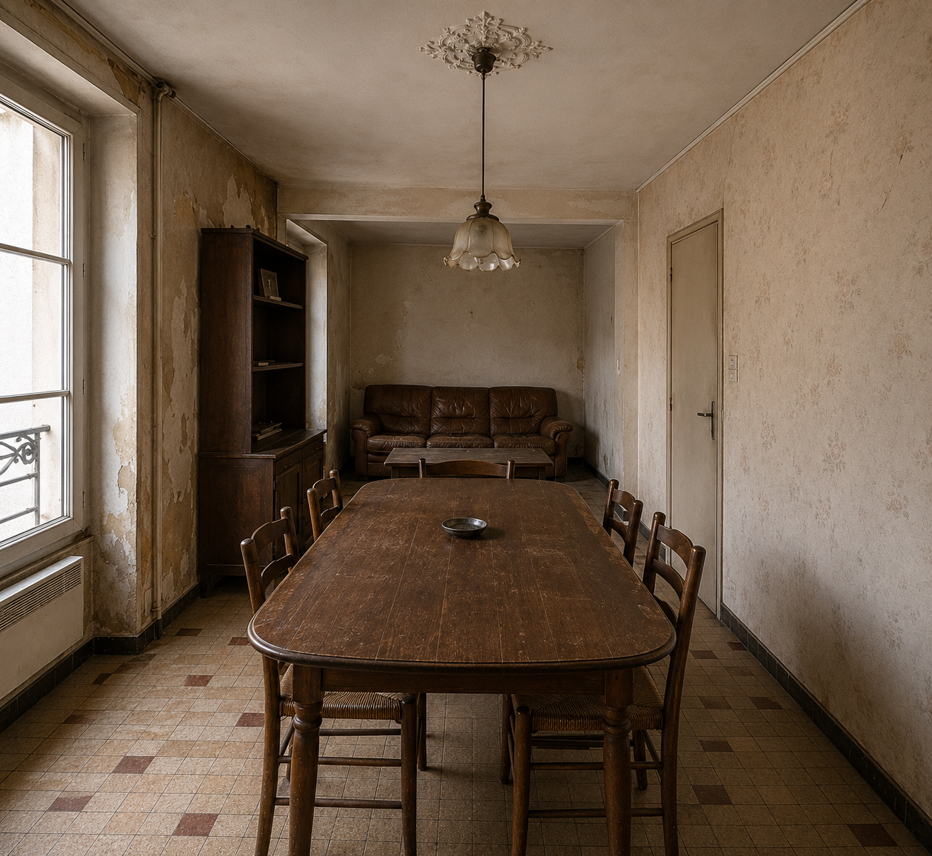 appartement avant rénovation ancien paris
